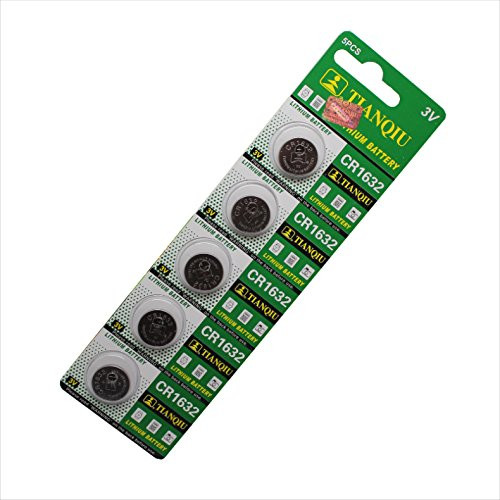5pcs 3V CR1632 Li Button Cell Battery