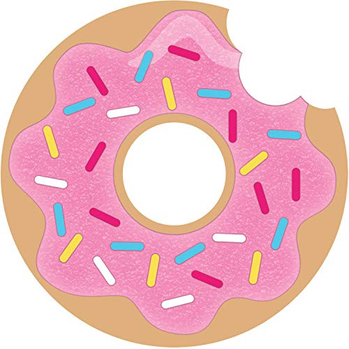 Creative Converting Donut Party Invitation, 4.5" dia, Multicolor
