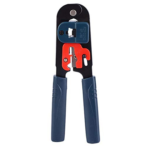 HT-208M 8P Network Crimping Pliers RJ Connector Multi-purposed Network Cable Crimper for Cutting Striping Crimping
