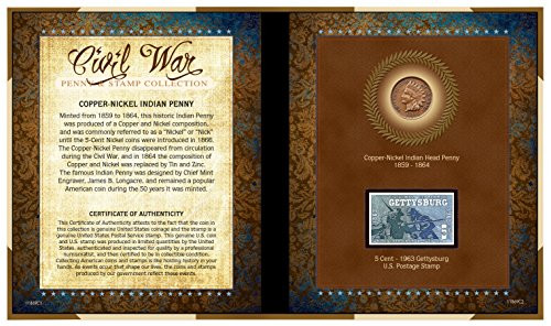 American Coin Treasures Civil War Penny and Stamp Collection American Coin Treasures Civil War Penny and Stamp Collection