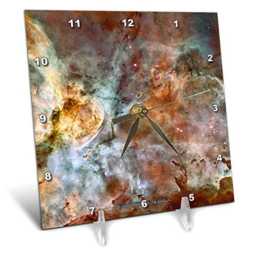 3dRose dc_76816_1 Galaxy & Nebula ETA Carinae Nebula by NASA Hubble Telescope Desk Clock, 6 by 6" 3dRose dc_76816_1 Galaxy & Nebula ETA Carinae Nebula by NASA Hubble Telescope Desk Clock, 6 by 6"