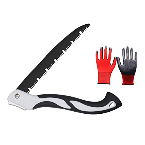 Wood Saw Hand Pruning Saw Folding Saw Hand Saw with 7.5Inch Blade Hard Teeth for Camping/Gardening/Trees/Yard work/Hiking/Woodworking