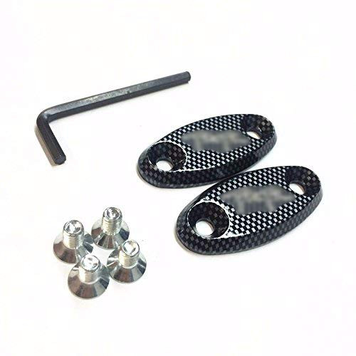 XKMT-Mirror Block Off Base Plates Compatible With Cbr 600 F4 F4I 900 Rr 929 954 1000Rr Carbon -B00YWCDI2E-