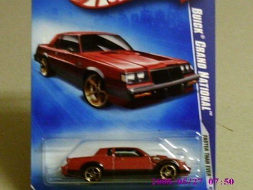 Hot Wheels 2009 Faster Than Ever Venetian Red Buick Grand National w/ Copper OH5SPs 131 -05 of 10- 1-64 Scale