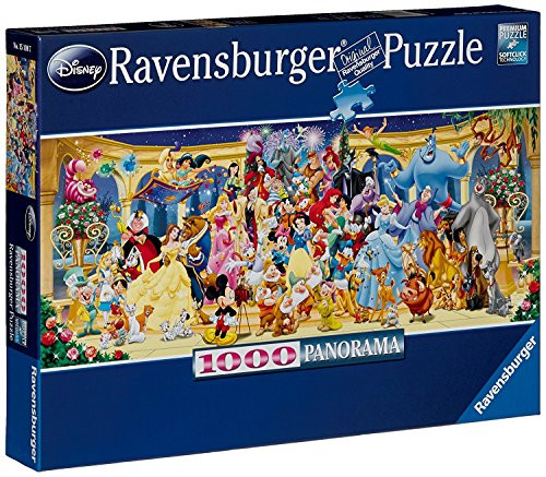 Walt Disney Masterpiece Panorama Puzzle 1000 Piece Professional Soft Click Jigsaw Ages 12+