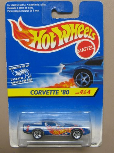 mattel hot wheels corvette 80 4 of 4 1996