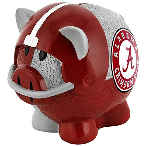 FOCO NCAA Alabama Resin Small Thematic Piggy Bank FOCO NCAA Alabama Resin Small Thematic Piggy Bank