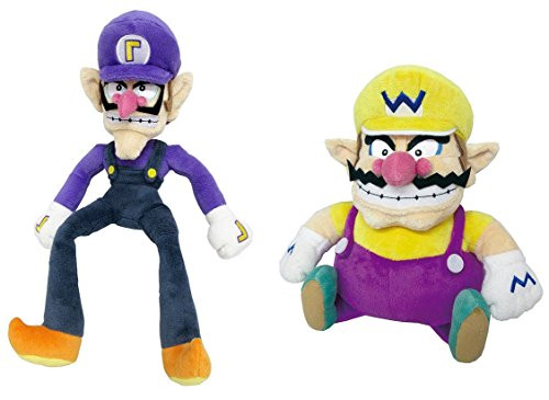 Little Buddy Set of 2 Super Mario All Star 1422 Waluigi & 1421 Wario Stuffed Plush Dolls Little Buddy Set of 2 Super Mario All Star 1422 Waluigi & 1421 Wario Stuffed Plush Dolls