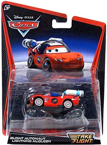 Disney Cars Toon Oversized Take Flight Burnt Autonaut Lightning Mcqueen