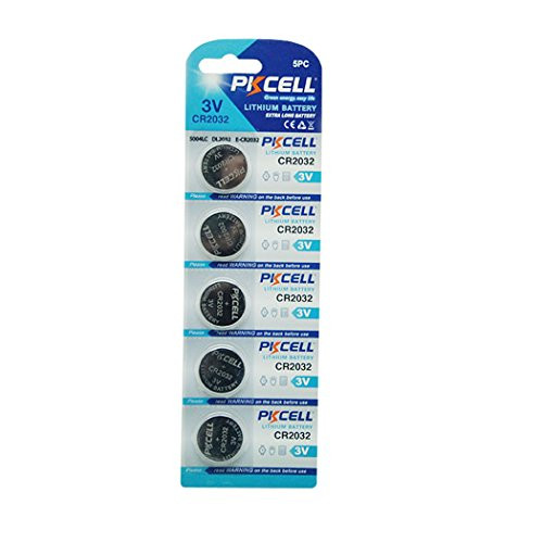 3V cr2032 Lithium Button Cell Battery 5PCS/Card