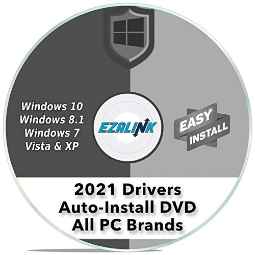 Windows Driver Installation Automatic Install Software DVD for ANY PC Computer -Dell, HP, Asus etc- Easy Update Disc