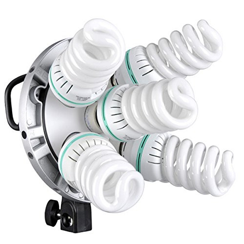 Godox TL-5 E27 5 in 1 Multi-Holder Tricolor Lighting Bulb Lamp Head Socket