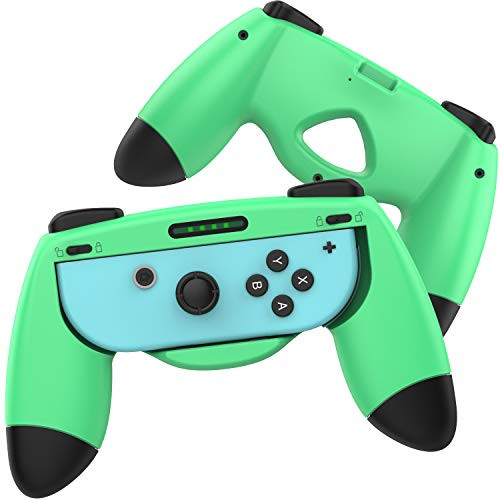 MEQI Grip for Nintendo Switch Joy-Con, Unique Design Hand Grips Controllers for Nintendo Switch Joy Con - 2 Pack