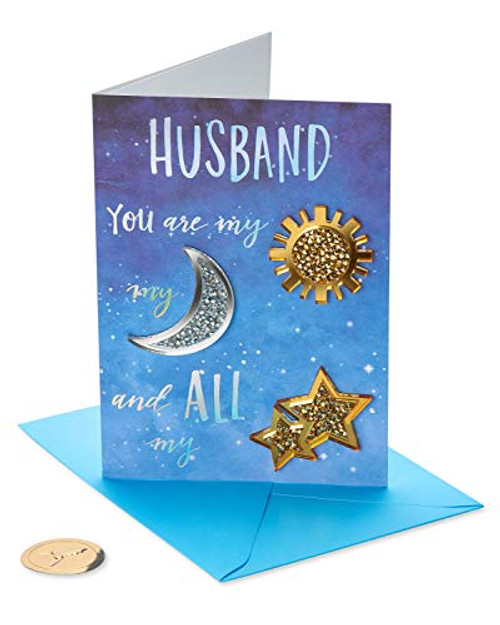 Papyrus Father's Day Card -Moon and Stars- Papyrus Father's Day Card -Moon and Stars-