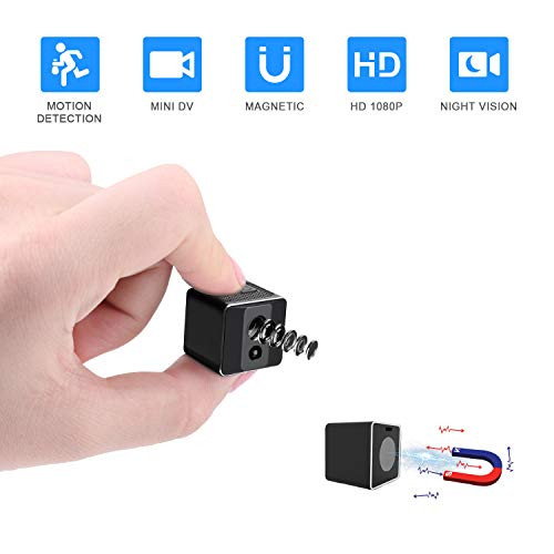 Mini Spy Camera,1080P Spy Camera Wireless Hidden Mini Camera Spy Wireless, Hidden Spy Camera -Nanny Cam with Night Vision and Motion Detection-Surveillance Camera for Home, Office, Outdoor