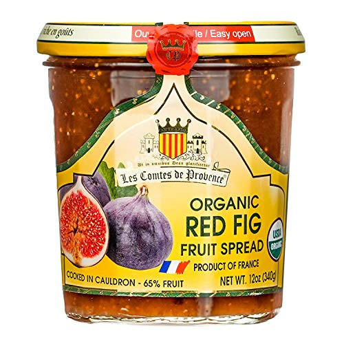 Fig Jam Spread USDA Organic Preserve  12 oz/ 340 gr  Made in France Traditional Jam Non GMO Gluten Free