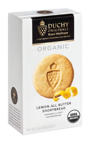 Duchy Originals Organic Lemon All Butter Shortbread, 5.3-Ounce