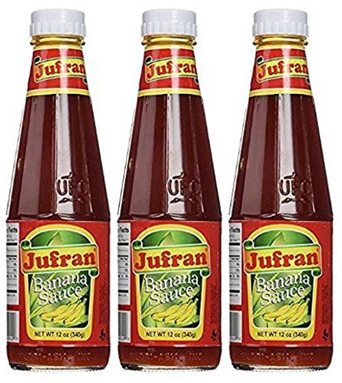 Jufran Banana Sauce Bottles, 12 Oz -Pack of 3- Jufran Banana Sauce Bottles, 12 Oz -Pack of 3-