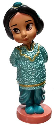Disney Aladdin Princess Jasmine 3" Toddler Baby Animator Lose PVC Figure Figurine Cake Topper Doll Toy