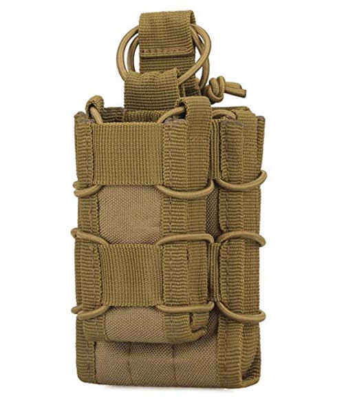Tactical Double Mag Pouch M4 M14 M16 AK AR Mag Pouch Tactical Molle Magazine Pouch Open-Top Rifle Pistol Mag Pouch Hunting Bag -Brown- Tactical Double Mag Pouch M4 M14 M16 AK AR Mag Pouch Tactical Molle Magazine Pouch Open-Top Rifle Pistol Mag Pouch Hunting Bag -Brown-