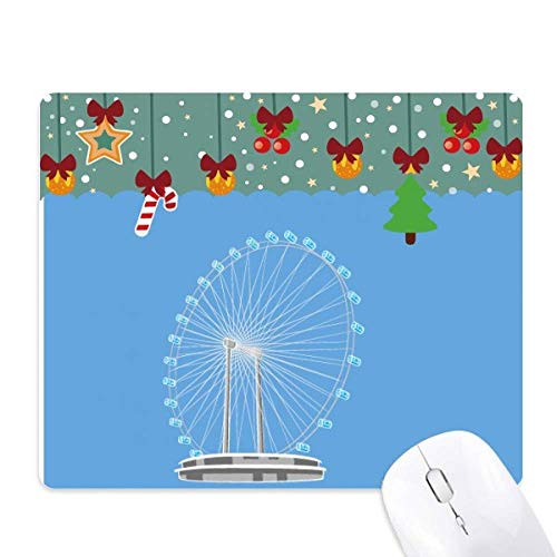 Singapore Ferris Wheel Mouse Pad Game Office Mat Christmas Rubber Pad