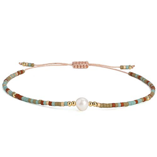 KELITCH New 2020 Friendship Bracelets Miyuki Beaded Woven Strand Bracelets for Women Bracelets Bangles -Colorful M-