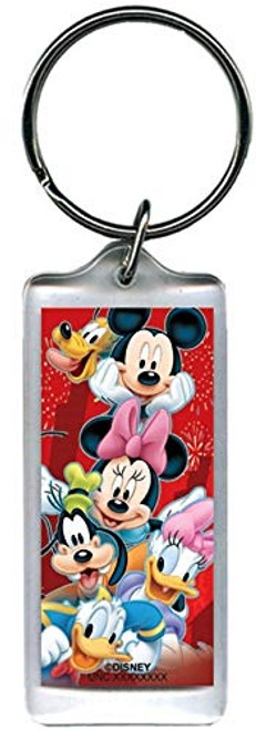 Disney Heroes Mickey Minnie Goofy Pluto Donald Daisy Lucite Keychain Disney Heroes Mickey Minnie Goofy Pluto Donald Daisy Lucite Keychain