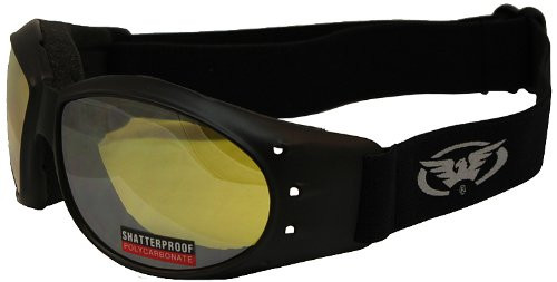 Global Vision Eliminator Motorcycle Goggles -Black Frame/Mirror Lens- Global Vision Eliminator Motorcycle Goggles -Black Frame/Mirror Lens-