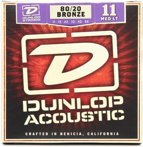 Jim Dunlop DAB46 80/20 Bronze Acoustic Guitar 46 Gauge, Medium A String