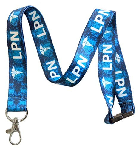 Execucat LPN Licensed Practical Nurse Break Away Lanyard Keychain ID Badge Holder