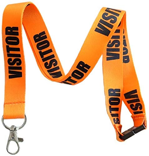 Execucat Visitor Break Away Lanyard Keychain ID Badge Holder