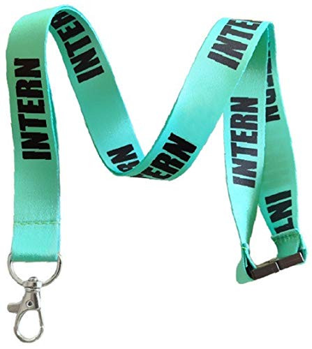 Execucat Intern Break Away Lanyard Keychain ID Badge Holder