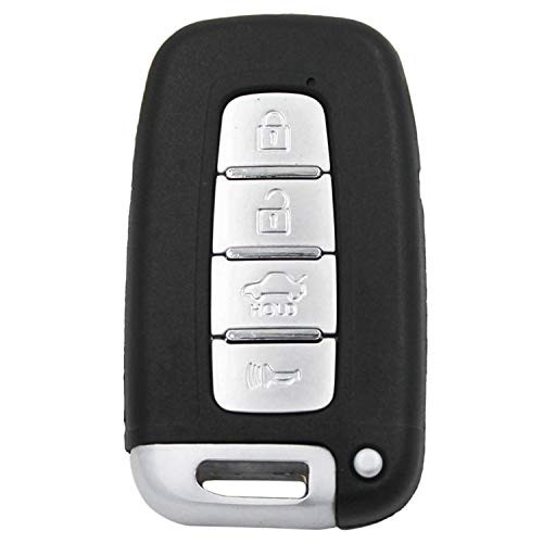 New 4 Buttons Keyless Entry Remote Key Case Shell Fob for Hyundai Elantra Genesis Sonata Veloster Tucson Kia Optima Rio Soul Sportage Forte SY5HMFNA04