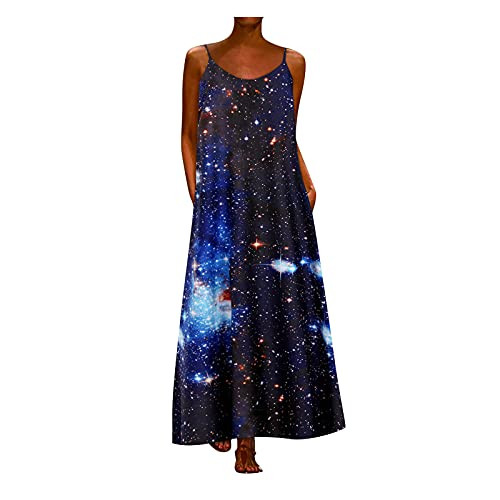 Summer Dress for Women Casual,Womens Plus Size Floral Print Long Maxi Dress Loose Boho Beach Sundress with Pockets Summer Dress for Women Casual,Womens Plus Size Floral Print Long Maxi Dress Loose Boho Beach Sundress with Pockets