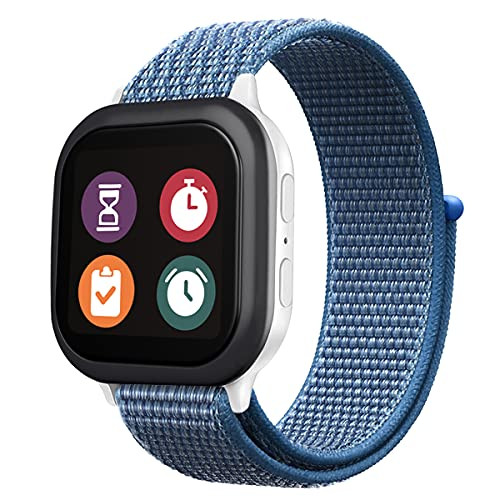 Gizmo Watch Band Replacement for Kids, Breathable Hook and Loop Nylon Smartwatch Band Compatible with Verizon Gizmo Watch 2 / Gizmo Watch 1