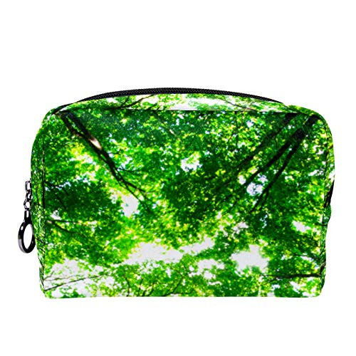 Makeup Bag Travel Makeup Case Cosmetic Case Professional Portable Green forest pictures Makeup Brush Holder Organizer and Storage Makeup Bag Travel Makeup Case Cosmetic Case Professional Portable Green forest pictures Makeup Brush Holder Organizer and Storage