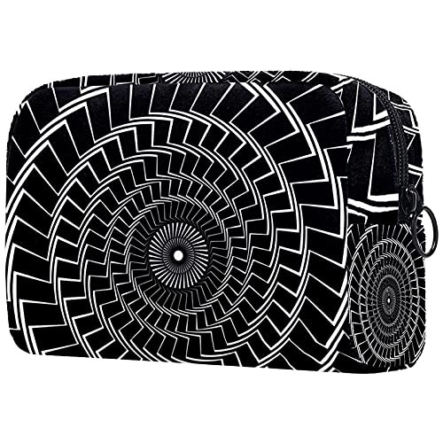 Small Makeup Bag Zipper Pouch, Portable Travel Cases Makeup Bags For Women Men Girls, Makeup Bag Zipper Pouch Black Twisted Spiral Small Makeup Bag Zipper Pouch, Portable Travel Cases Makeup Bags For Women Men Girls, Makeup Bag Zipper Pouch Black Twisted Spiral