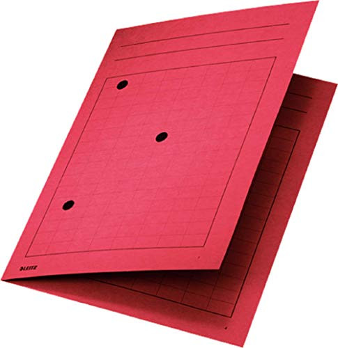 Esselte Leitz Umlaufmappe Gitterdruck-A4-Manila Cardboard-Red