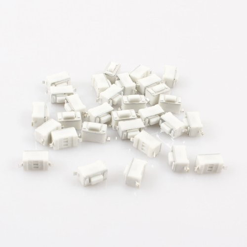 uxcell SPST Momentary Push Button SMD Tactile Tact Switch, 6mm x 3.5mm x 4.3mm