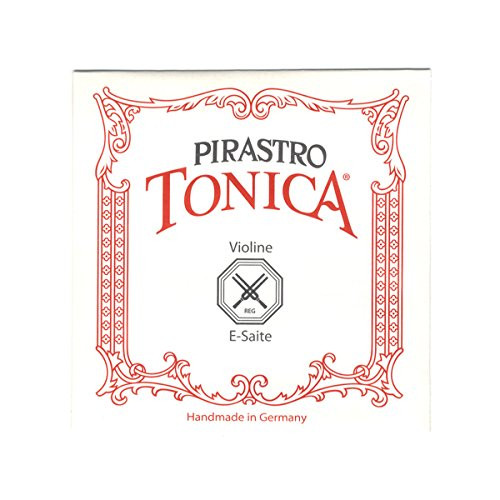 Pirastro 3125E Tonica Synthetic Core Violin E String, Loop Steel/Aluminum Envelope, 4/4 Size