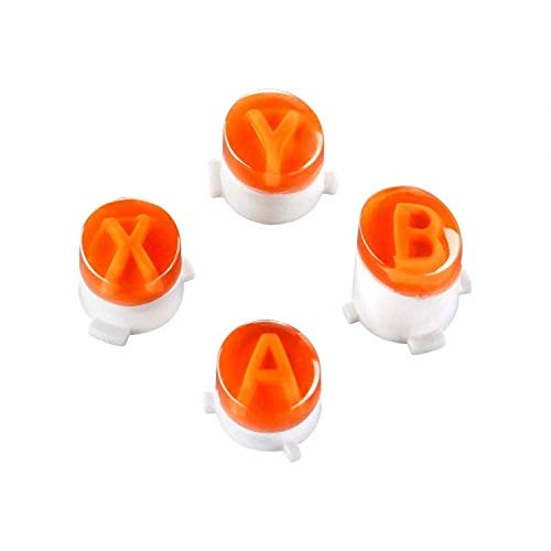 ABXY Bullet Buttons Mod Kit Levers Joystick for XboxOne, XboxOne S, XboxOne Elite Controller -Orange-