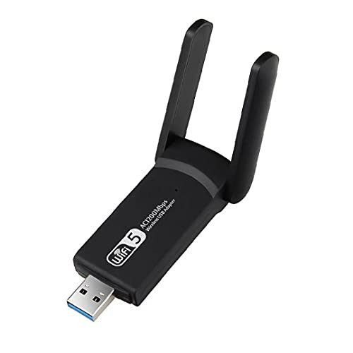 USB WiFi Adapter 2.4G plus5.8G 1200Mbps Dual Band Wireless Internet Antenna Dongle Network Card