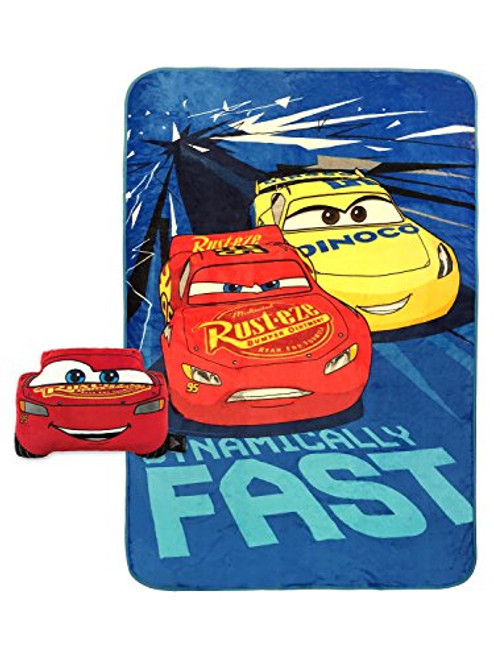 Disney/Pixar Cars Lightning McQueen Plush Nogginz Pillow and Blanket 2 Piece Set Disney/Pixar Cars Lightning McQueen Plush Nogginz Pillow and Blanket 2 Piece Set