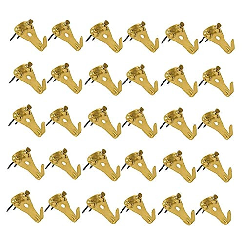 Picture Hanging Hooks Frame Hangers with Nails 50lbs Photo Mirror Hanging Kit Wall Mounting Hardware 30PCS Durable