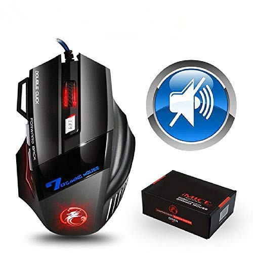 Gaming Mouse Gamer 7 Button 5500DPI Wired Ergonomic Mouse Led Mause Computer Mouse Silent USB PC Mice with Backlight for Laptop Gaming Mouse Gamer 7 Button 5500DPI Wired Ergonomic Mouse Led Mause Computer Mouse Silent USB PC Mice with Backlight for Laptop