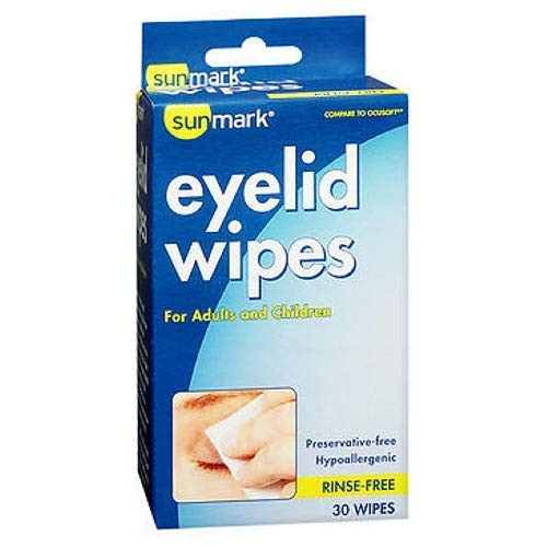 Sunmark Sunmark Eyelid Wipes, Eyelid Wipes 30 each