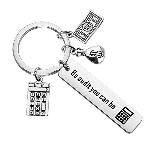 WSNANG Accountant Jewelry Be Audit You Can Be Keychain Auditor Gift Accounting Major Gifts CPA Graduation Gift -Be Audit Keychain-