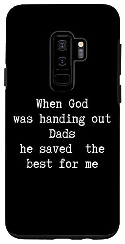 Galaxy S9 plus Best Dad Father Figure World's Greatest Father God Case