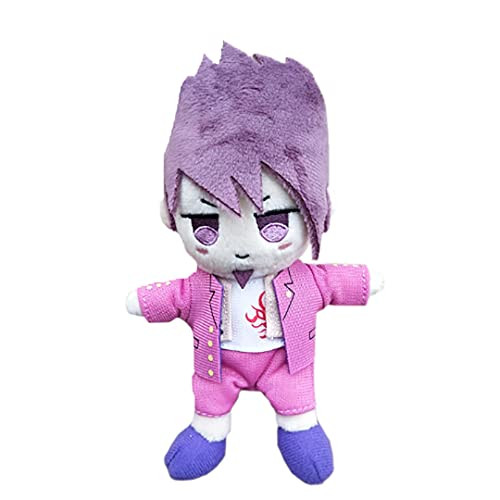 6" Danganronpa V3 Plush Toy Ouma Kokich,Akamatsu Kaede Cute Soft Stuffed Anime Figure Pendant Cosplay Keychain -Kaito Momota-