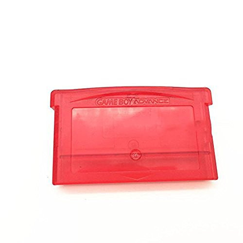 Game Cartridge Case Game Card Storage Box for Gameboy Advance GBA/GBA SP/GBM/NDS/NDSL with Screw -Clear Red-